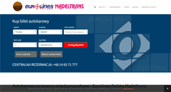 Desktop Screenshot of eurolines-polska.pl